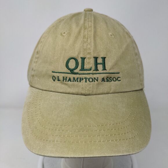 QLH QL Hampton Assoc Consulting Engineers Slideback Hat Greenish-Tan One Size - Picture 2 of 7